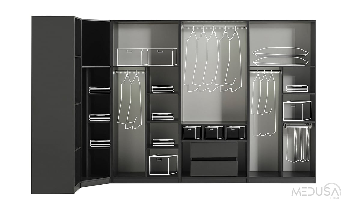 Medusa Home Mobilya - Keops Köşe Gardırop