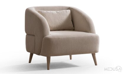 Medusa Home Mobilya - Keops Krem Koltuk Takımı