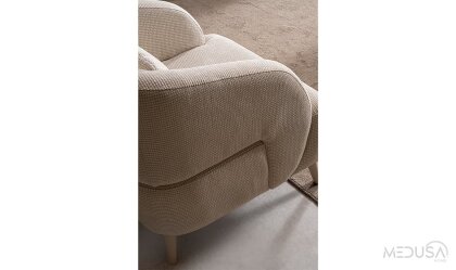 Medusa Home Mobilya - Keops Krem Koltuk Takımı