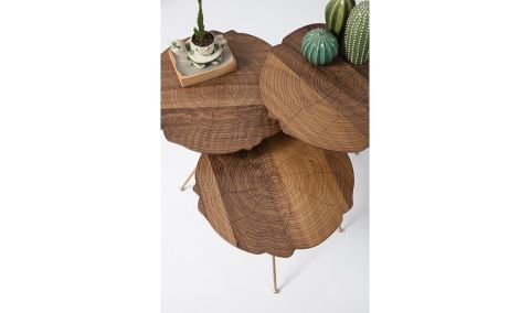 Medusa Home Mobilya - Kiev Gold Zigon Sehpa