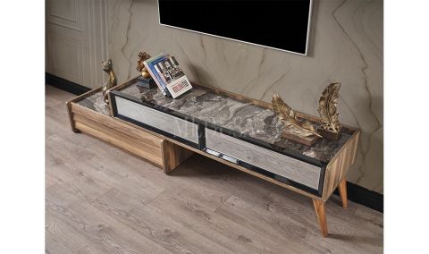 Medusa Home Mobilya - Klas Ceviz Tv Ünitesi