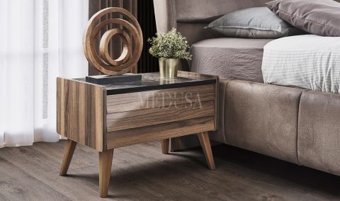 Medusa Home Mobilya - Klas Ceviz Yatak Odası