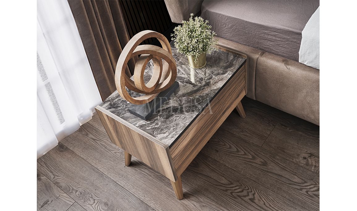 Medusa Home Mobilya - Klas Ceviz Yatak Odası