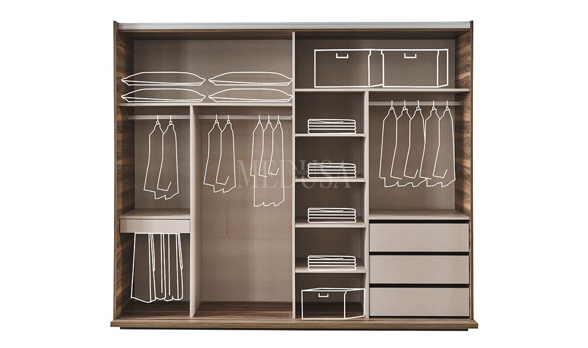 Medusa Home Mobilya - Klas Ceviz Yatak Odası