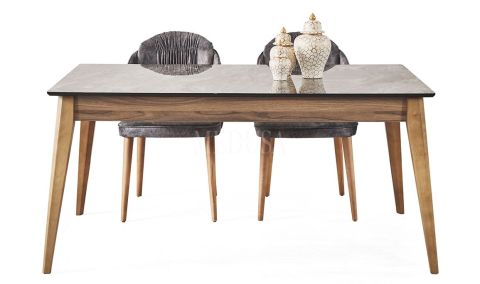 Medusa Home Mobilya - Klas Ceviz Yemek Masası