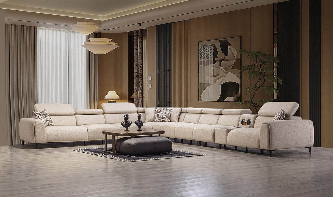 Medusa Home Mobilya - Kristal Köşe Takımı Medusa Home Mobilya - Kristal Köşe Takımı