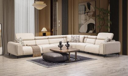Medusa Home Mobilya - Kristal Medium Köşe Takımı