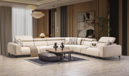 Medusa Home Mobilya - Kristal Medium Köşe Takımı
