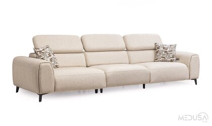 Medusa Home Mobilya - Kristal Motorlu Beşli Koltuk