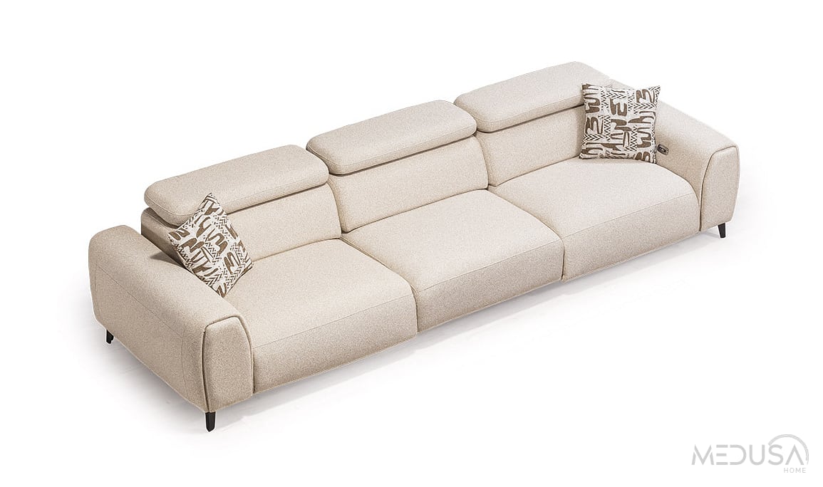 Medusa Home Mobilya - Kristal Motorlu Beşli Koltuk