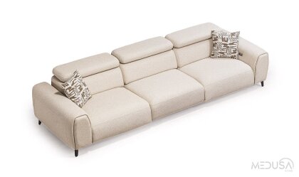 Medusa Home Mobilya - Kristal Motorlu Beşli Koltuk
