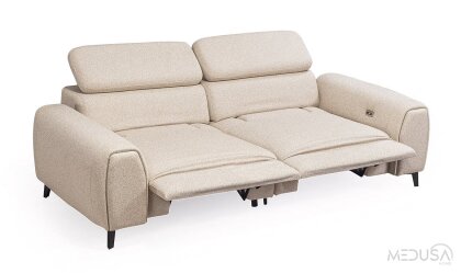 Medusa Home Mobilya - Kristal Motorlu Üçlü Koltuk