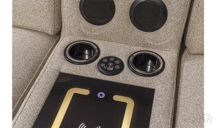 Medusa Home Mobilya - Kristal Ses Sistemli ve Motorlu Dörtlü Koltuk