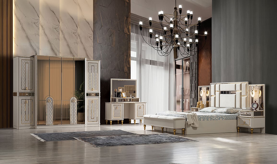 Medusa Home Mobilya - Kristal Yatak Odası
