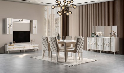 Medusa Home - Kristal Yemek Odası Medusa Home - Kristal Yemek Odası