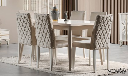 Medusa Home Mobilya - Kristal Yemek Odası