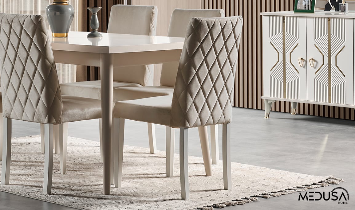 Medusa Home Mobilya - Kristal Yemek Odası