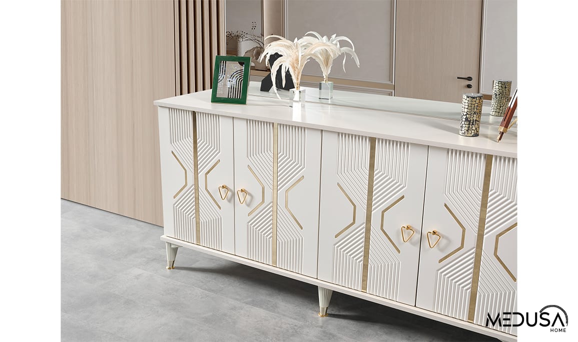 Medusa Home Mobilya - Kristal Yemek Odası