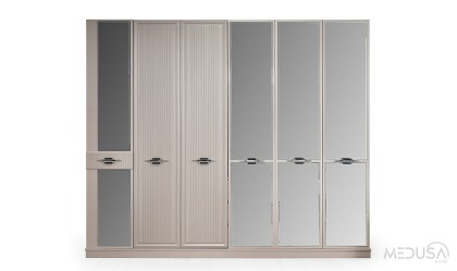 Medusa Home Mobilya - Kumsal 6 Kapılı Yatak Odası