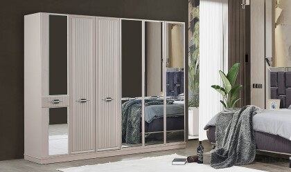 Medusa Home Mobilya - Kumsal 6 Kapılı Yatak Odası