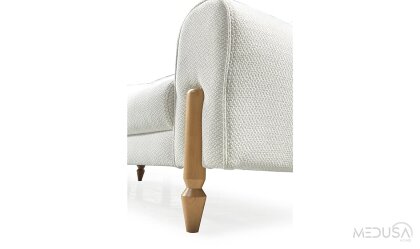 Medusa Home Mobilya - Kuvars Üçlü Koltuk