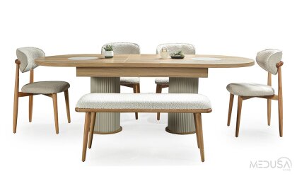 Medusa Home Mobilya - Kuvars Yemek Odası