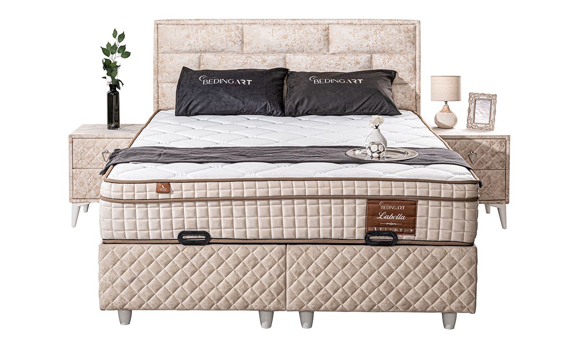 Medusa Home Mobilya - Labella Set Baza Başlık Yatak