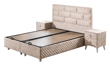 Medusa Home Mobilya - Labella Set Baza Başlık Yatak