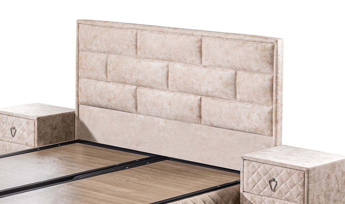 Medusa Home Mobilya - Labella Set Baza Başlık Yatak