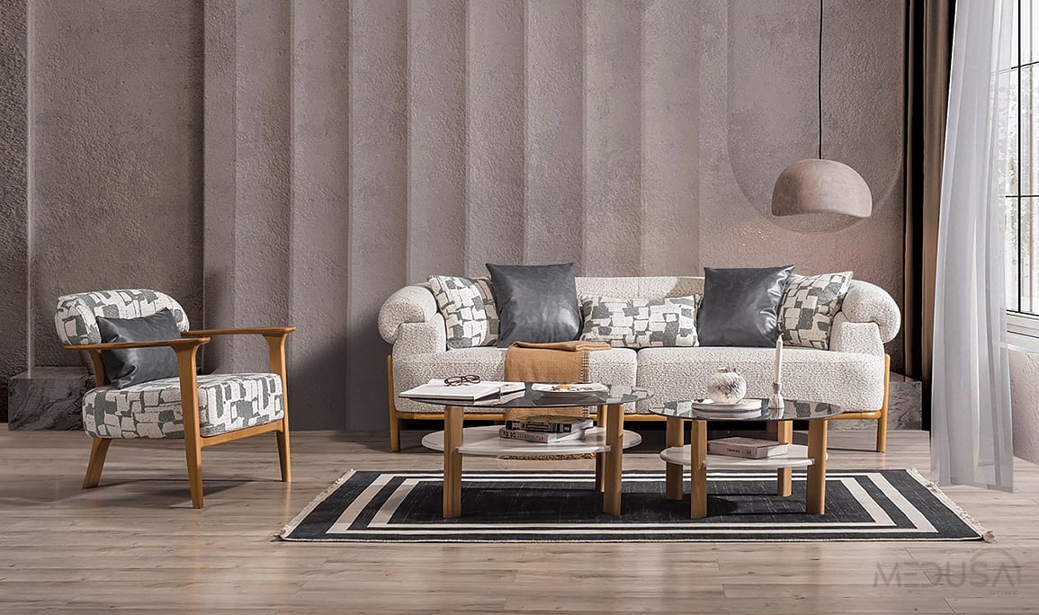 Medusa Home Mobilya - Laguna Üçlü Koltuk