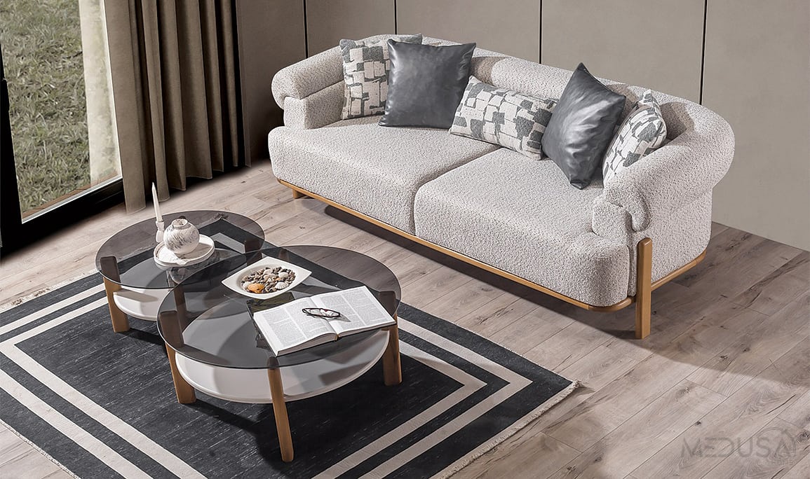 Medusa Home Mobilya - Laguna Üçlü Koltuk