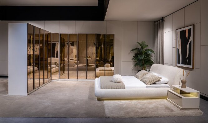 Medusa Home Mobilya - Latte Giyinme Odası - Modern Yatak Odası