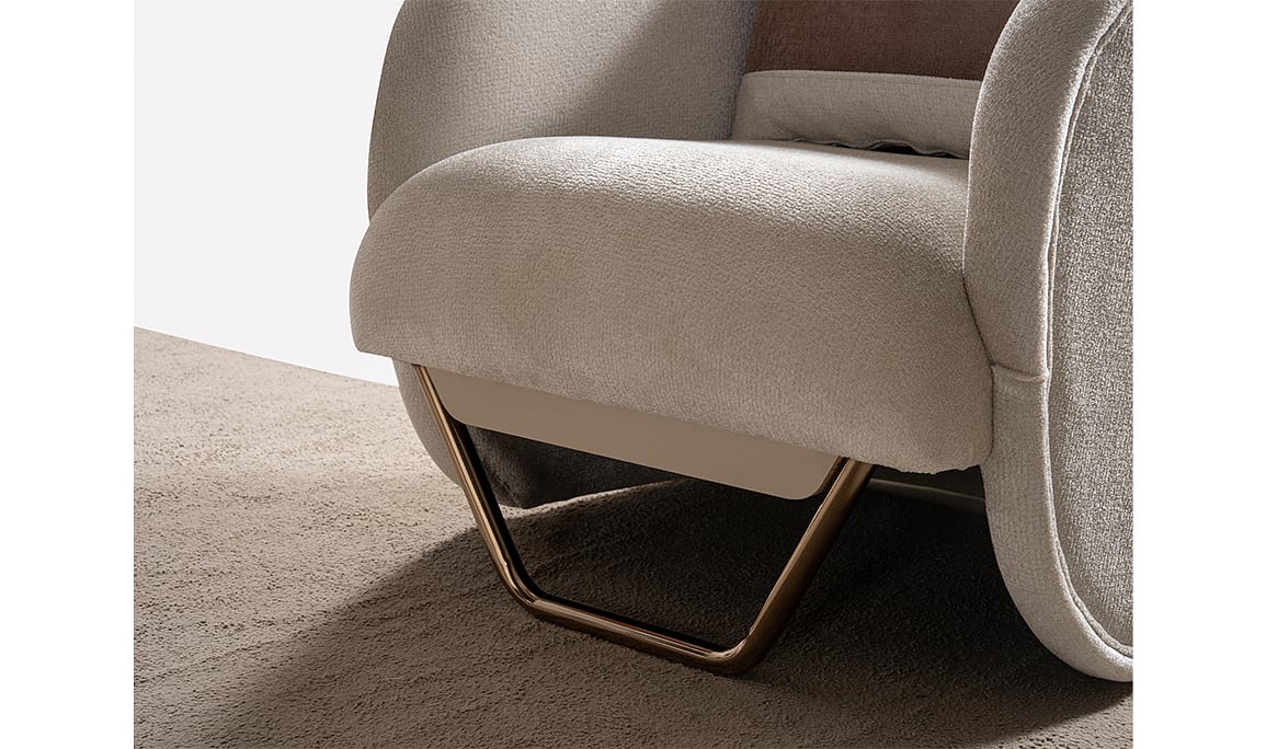 Medusa Home Mobilya - Latte Luxury Berjer