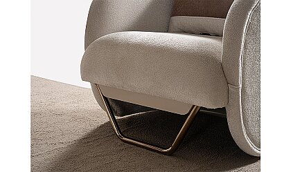Medusa Home Mobilya - Latte Luxury Berjer
