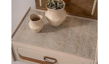 Medusa Home Mobilya - Latte Luxury Karyola