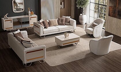 Medusa Home Mobilya - Latte Luxury Koltuk Takımı