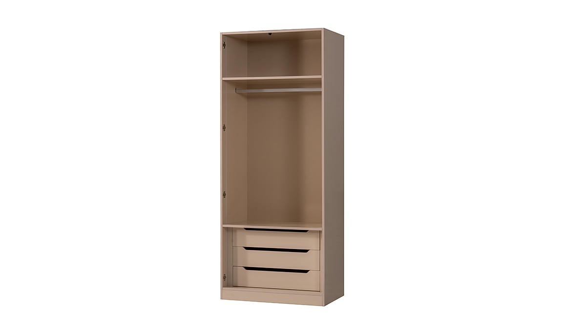 Medusa Home Mobilya - Latte Luxury Köşe Gardırop