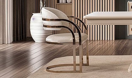 Medusa Home Mobilya - Latte Luxury Sandalye