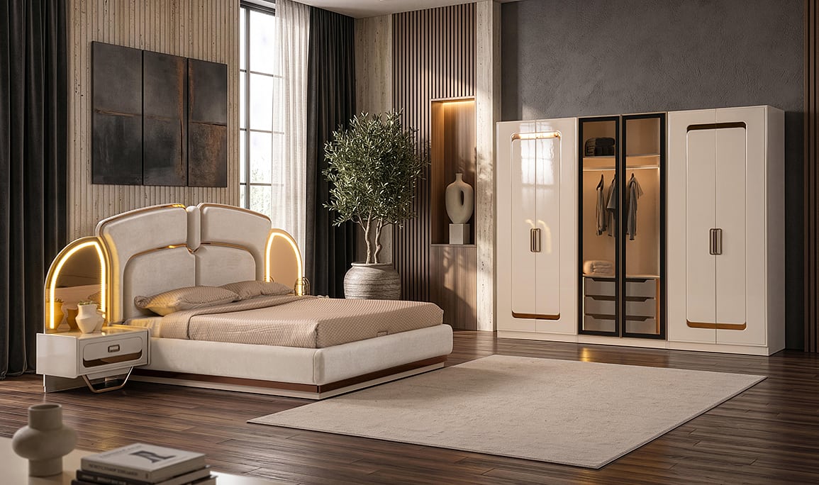 Medusa Home Mobilya - Latte Luxury Yatak Odası