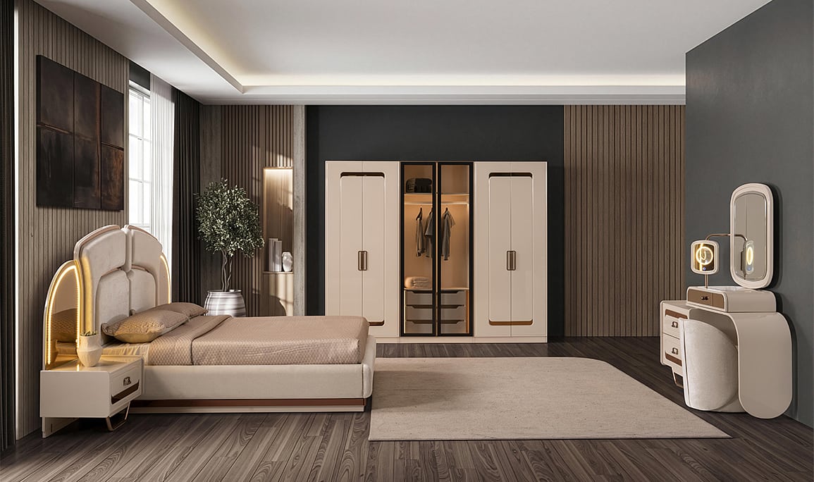 Medusa Home Mobilya - Latte Luxury Yatak Odası