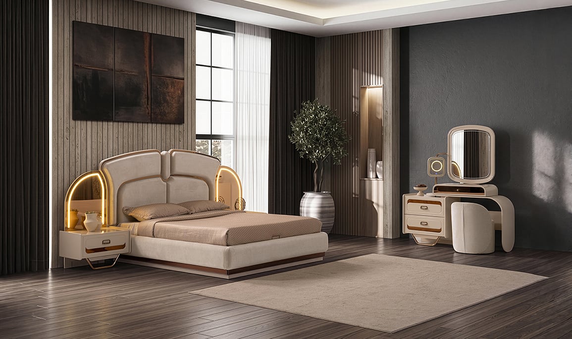 Medusa Home Mobilya - Latte Luxury Yatak Odası