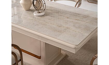 Medusa Home Mobilya - Latte Luxury Yemek Masası