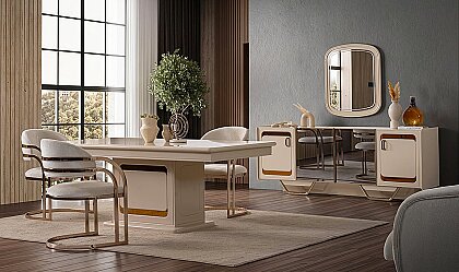Medusa Home Mobilya - Latte Luxury Yemek Odası