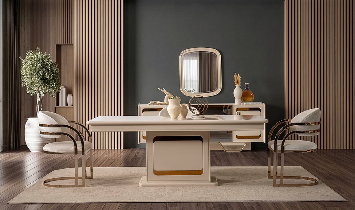 Medusa Home Mobilya - Latte Luxury Yemek Odası
