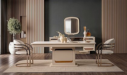Medusa Home Mobilya - Latte Luxury Yemek Odası
