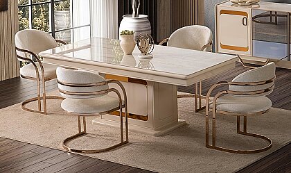 Medusa Home Mobilya - Latte Luxury Yemek Odası