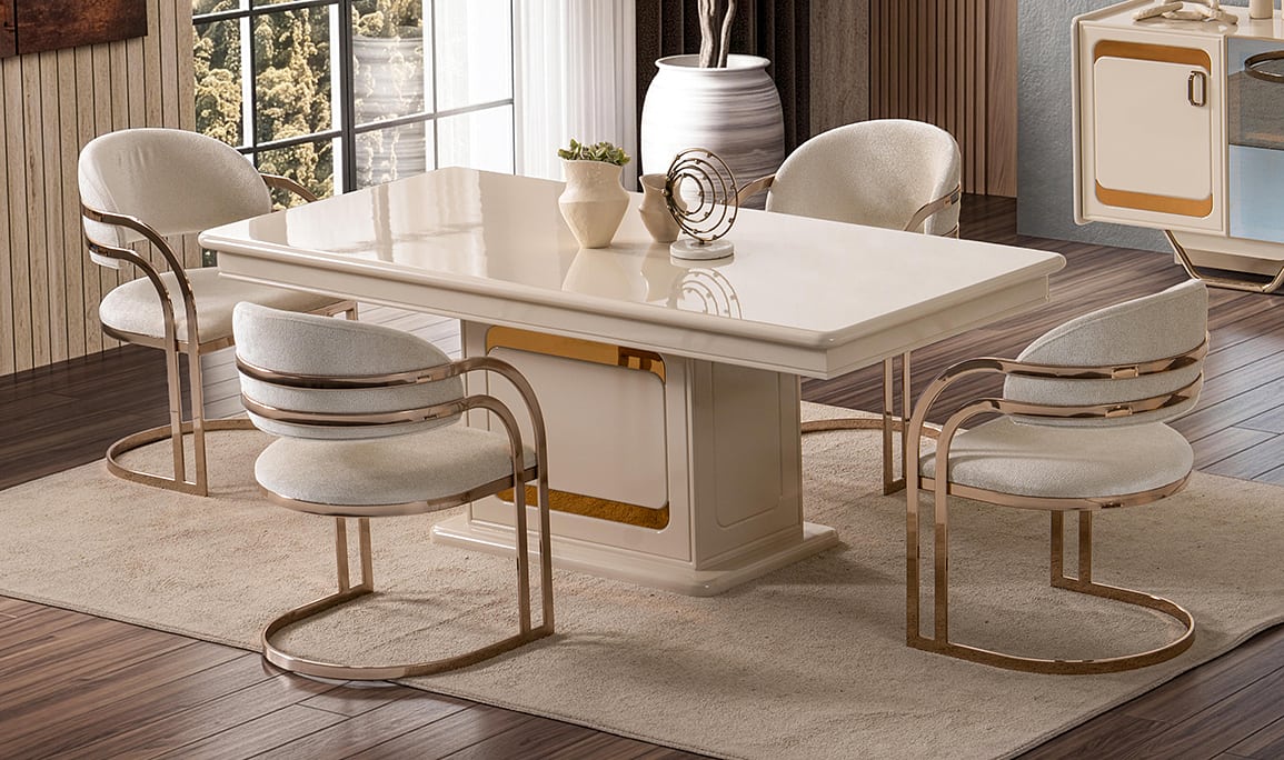 Medusa Home Mobilya - Latte Luxury Yemek Odası