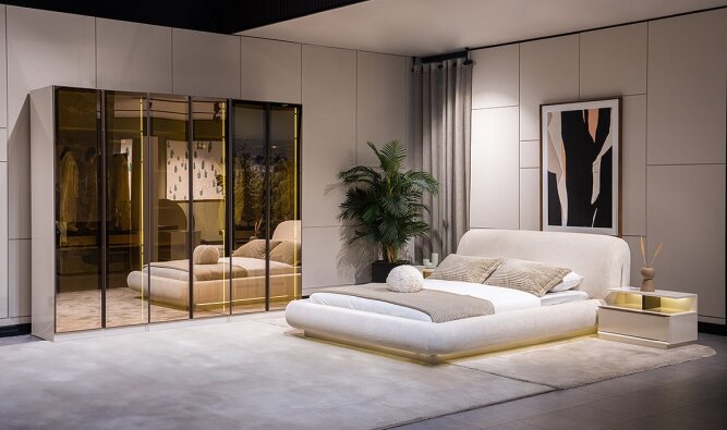 Medusa Home Mobilya - Latte Yatak Odası - Modern Yatak Odası