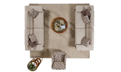 Medusa Home Mobilya - Lavina New Üçlü Koltuk