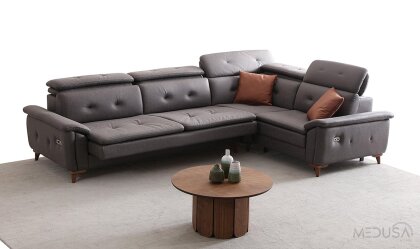 Medusa Home Mobilya - Lazio Antrasit Köşe Takımı
